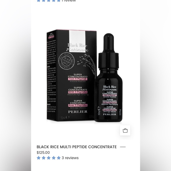 NEW Perlier Black Rice Platinum Peptide - Picture 4 of 4